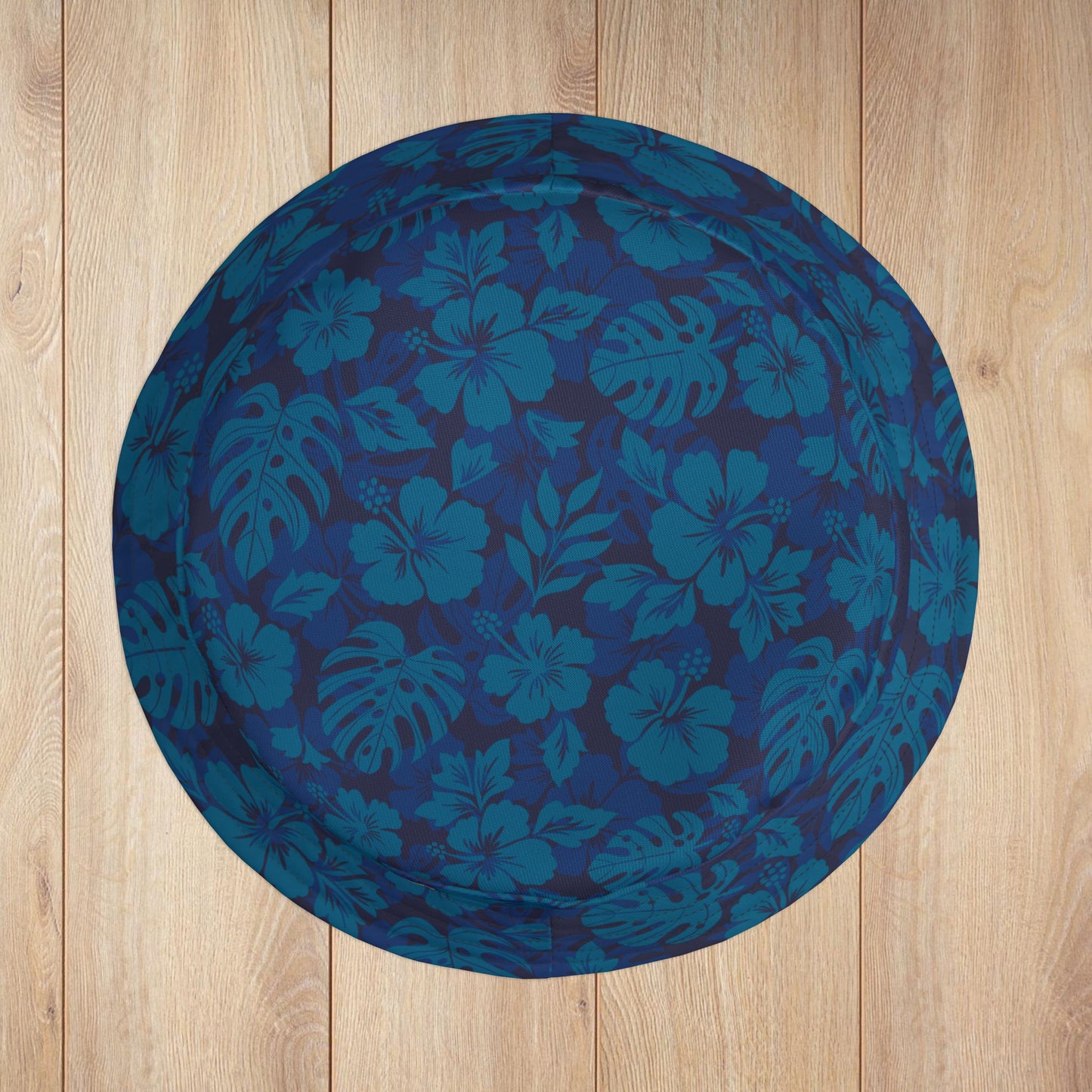 Blue Tropical Bucket Hat • Irvine Ondrey Engineering
