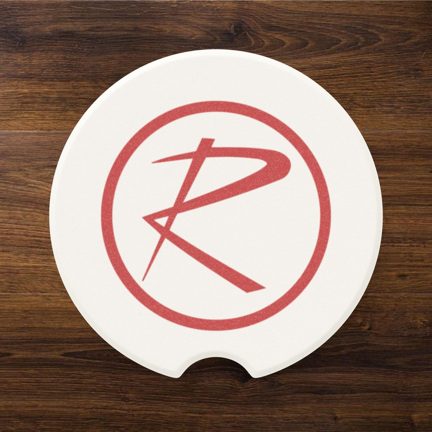 Rambler Logo Soapstone Car Cup-Holder Coaster