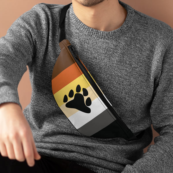 One size Bear with Paw Pride Fanny Pack