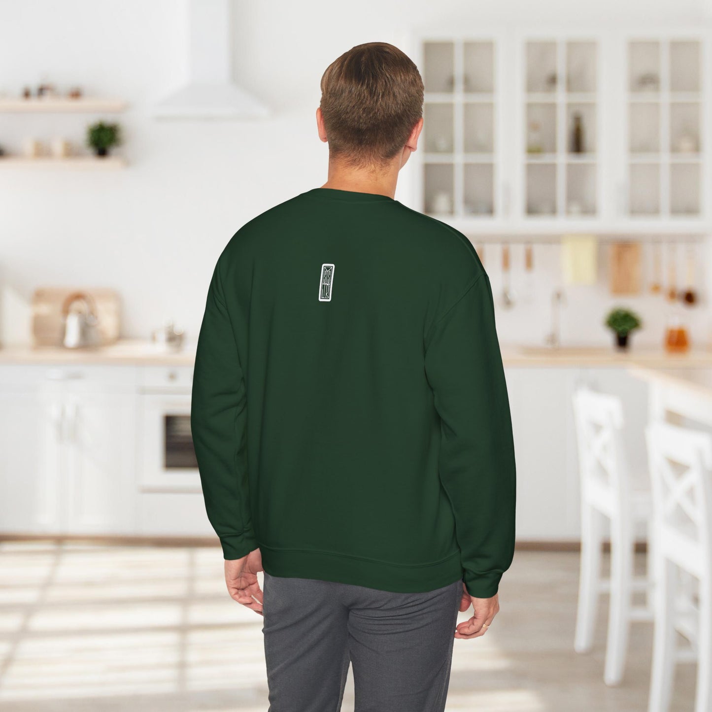 Holly Girl, Sweat-shirt à col rond Lovebird Line Art
