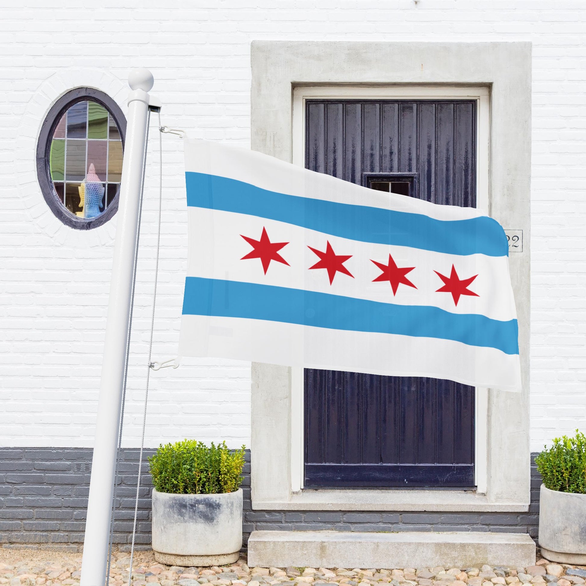IL - Chicago Illinois Flag