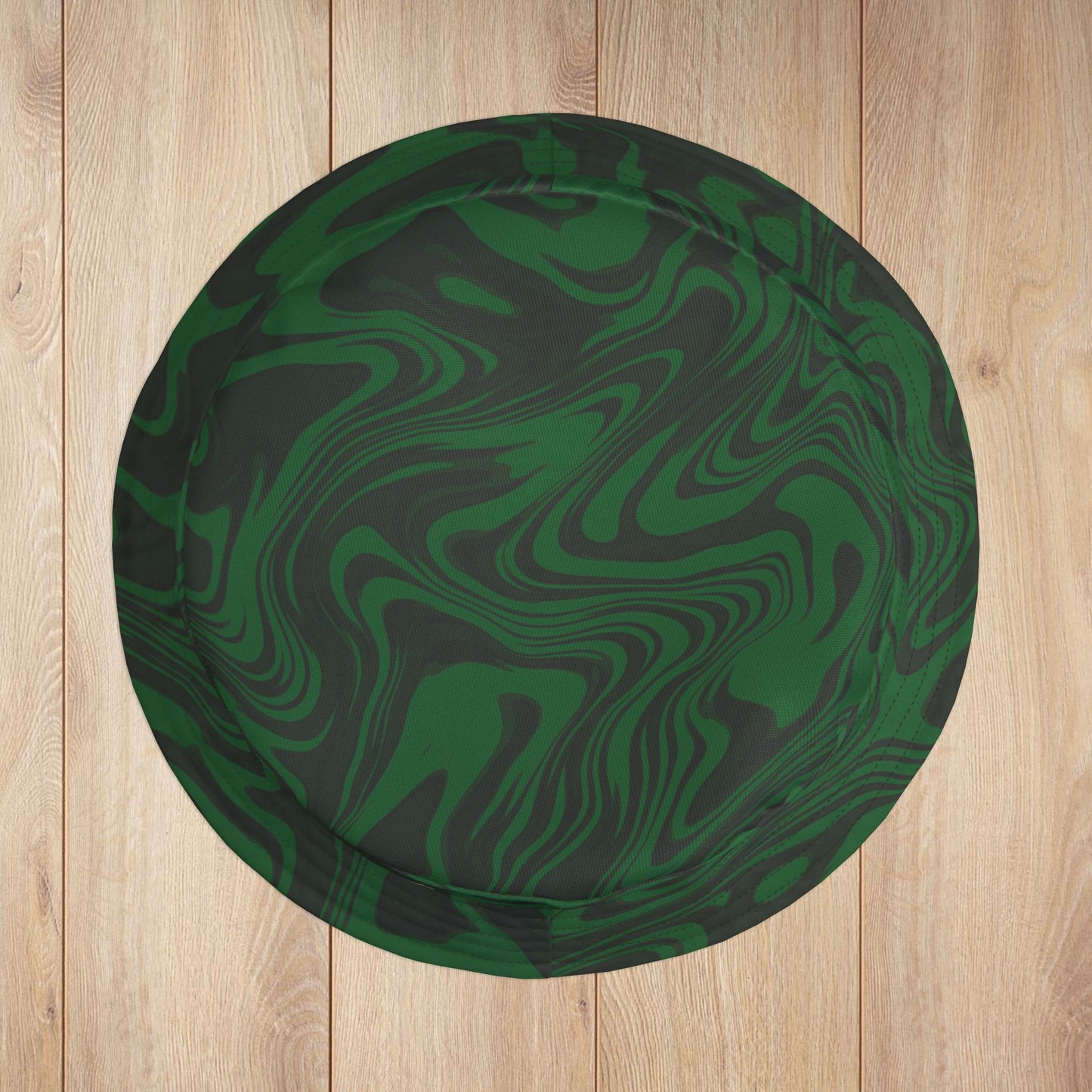 Green Swirl Bucket Hat • Irvine Ondrey Engineering