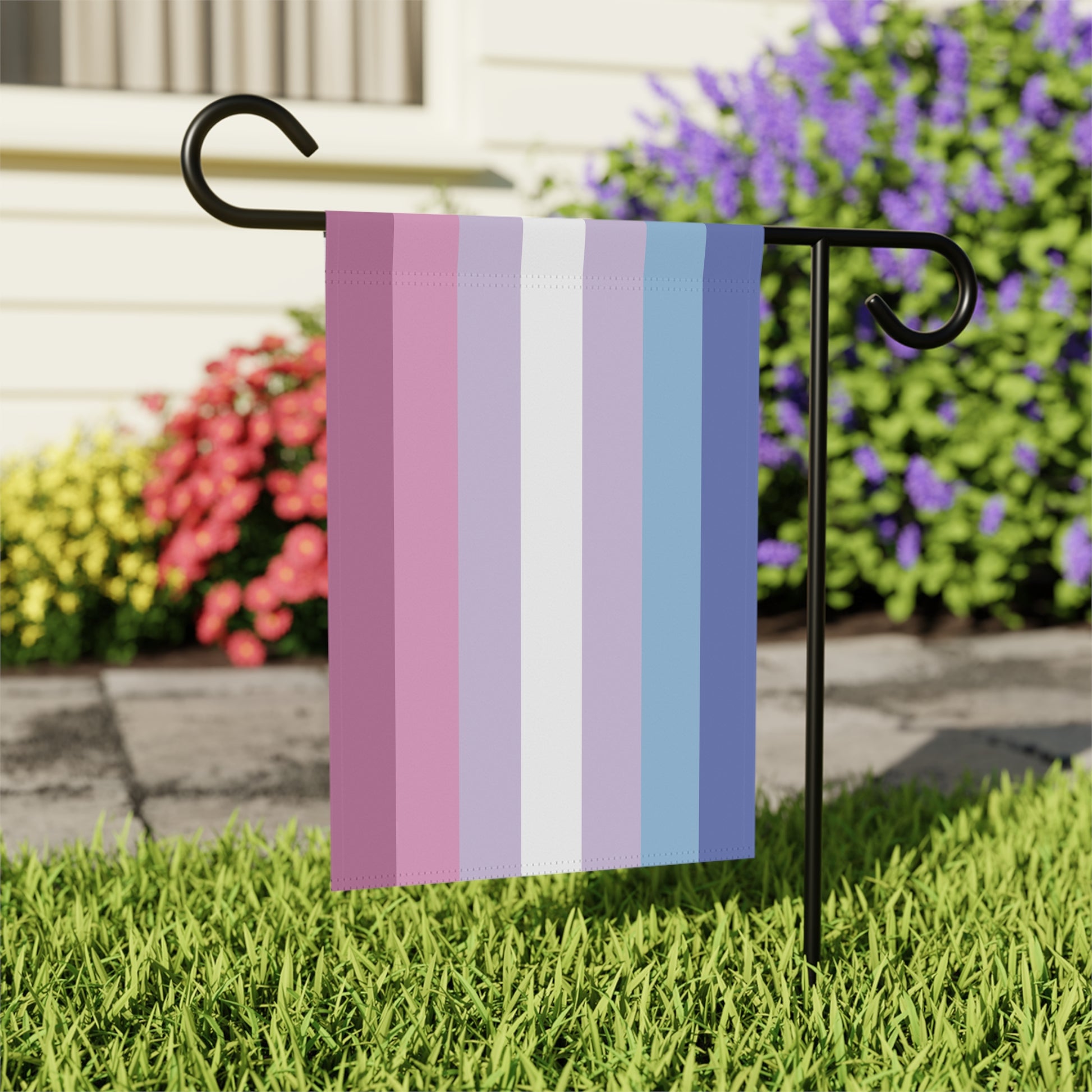 12'' × 18'' Bigender Pride Garden Banner