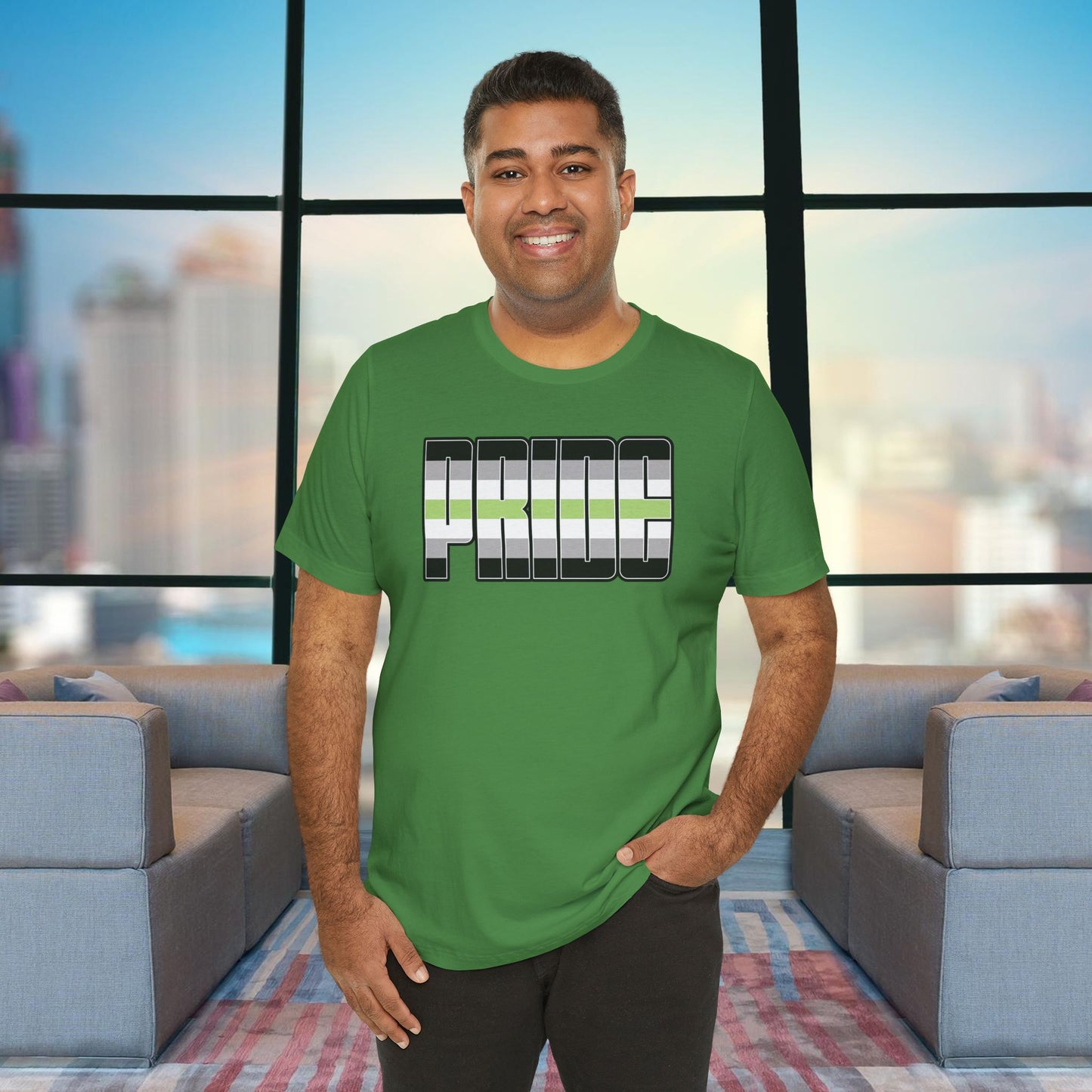 Leaf Agender Pride Tee