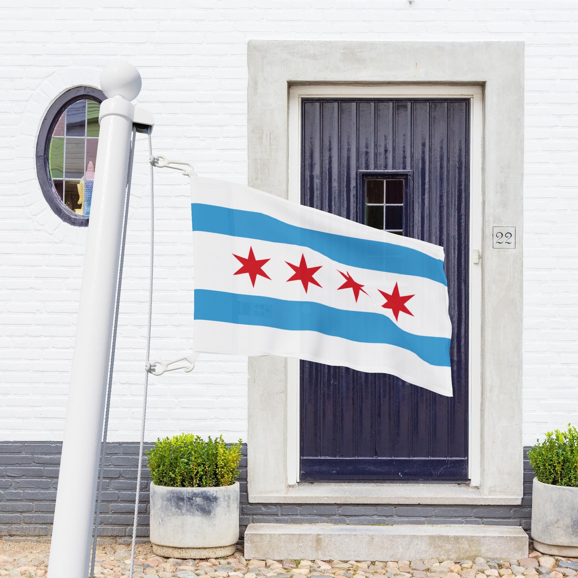 IL - Chicago Illinois Flag