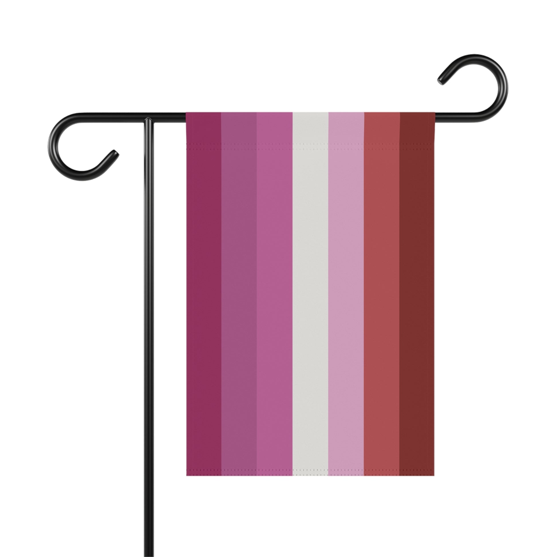 Lesbian Pride Pink 7-Stripe Garden Banner