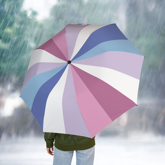 Bigender Purple Pride Umbrella