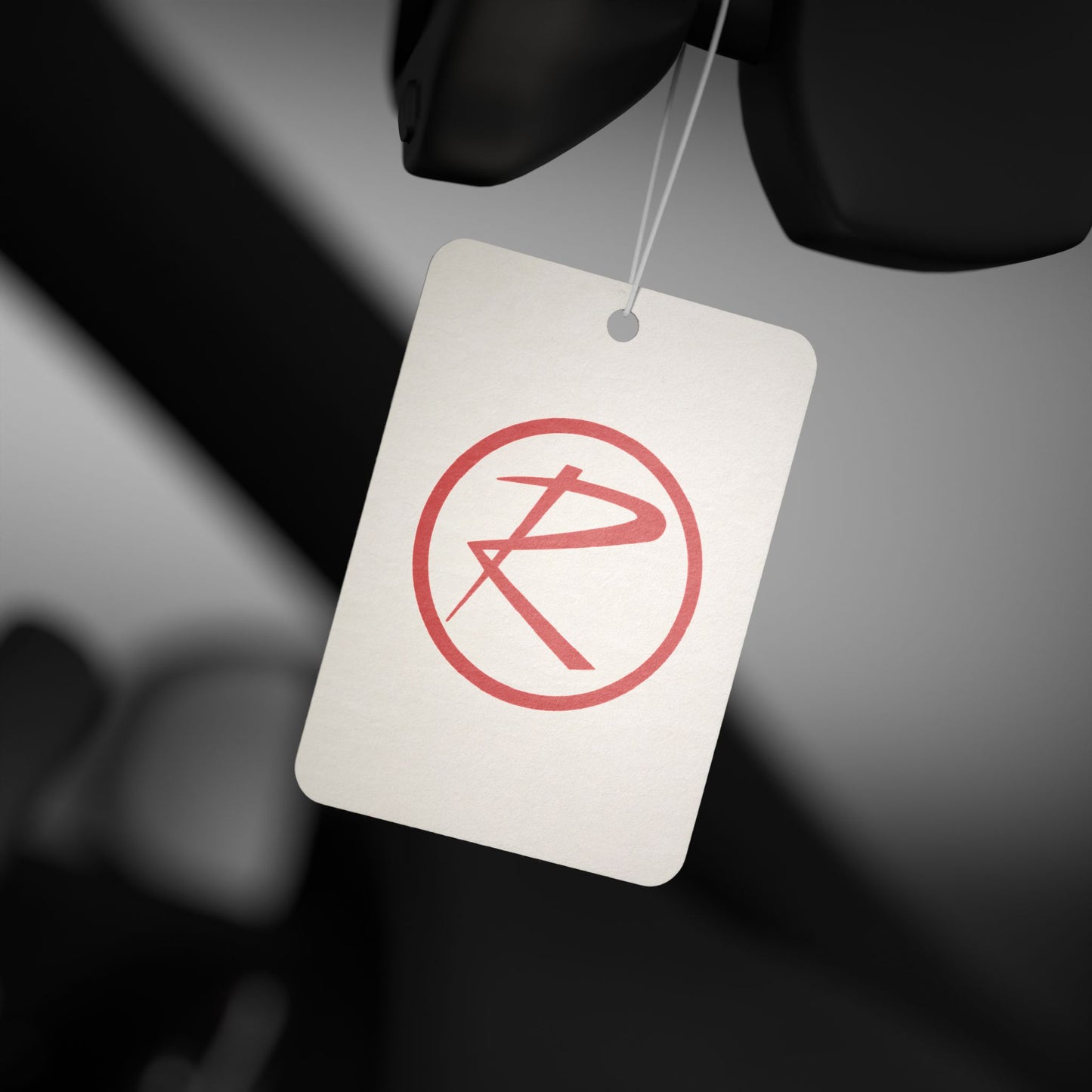 Rambler Red Logo White Air Freshener