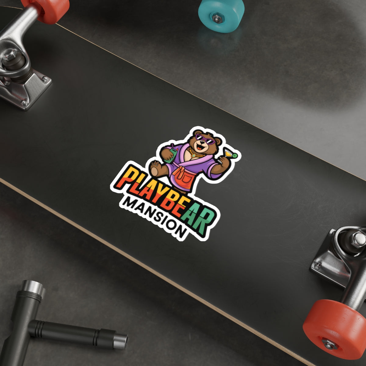 Playful Bear Die-Cut Stickers