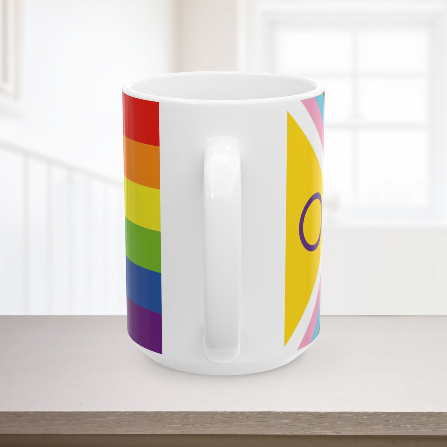 Intersex-Inclusive Progress Rainbow Pride Flag 11oz or 15oz Ceramic Mug