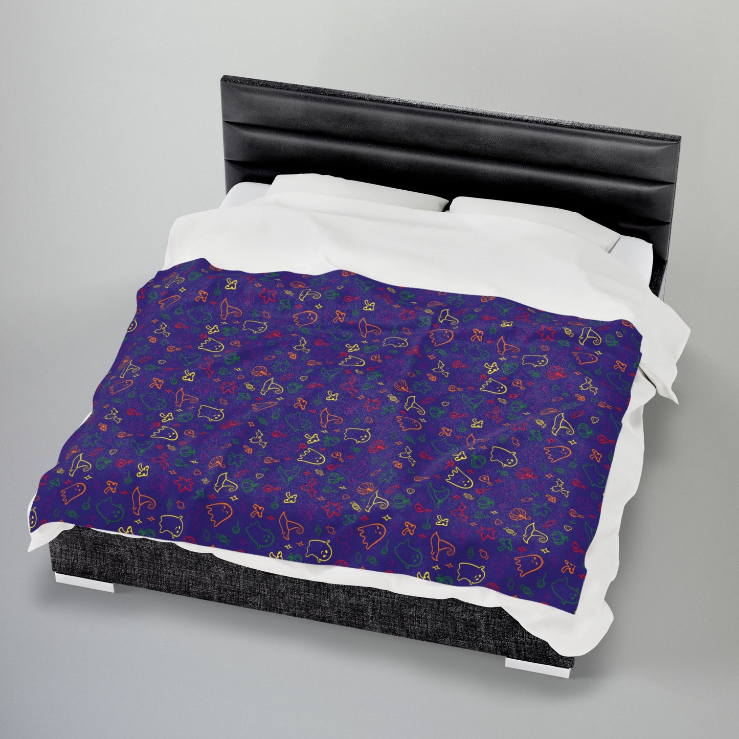 Rainbow Pride Halloween Velveteen Plush Blanket