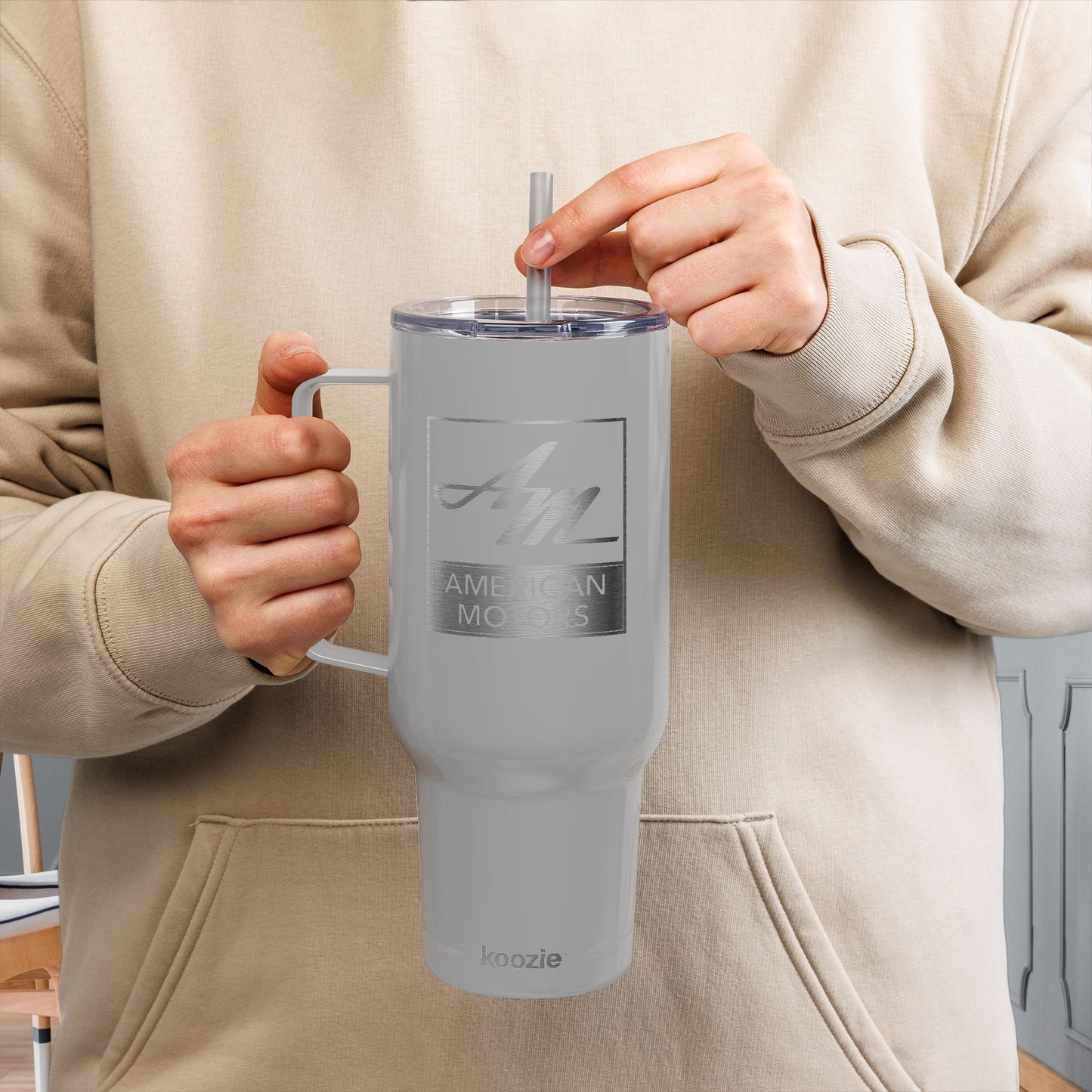 AMC Square Logo Engraved 40oz Insulated Tumbler