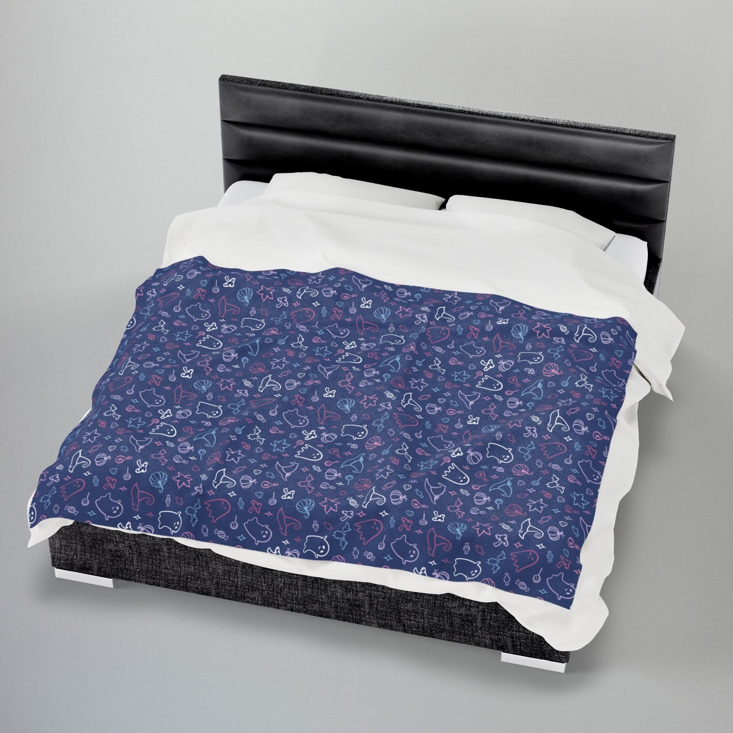 Bigender Pride Halloween Velveteen Plush Blanket