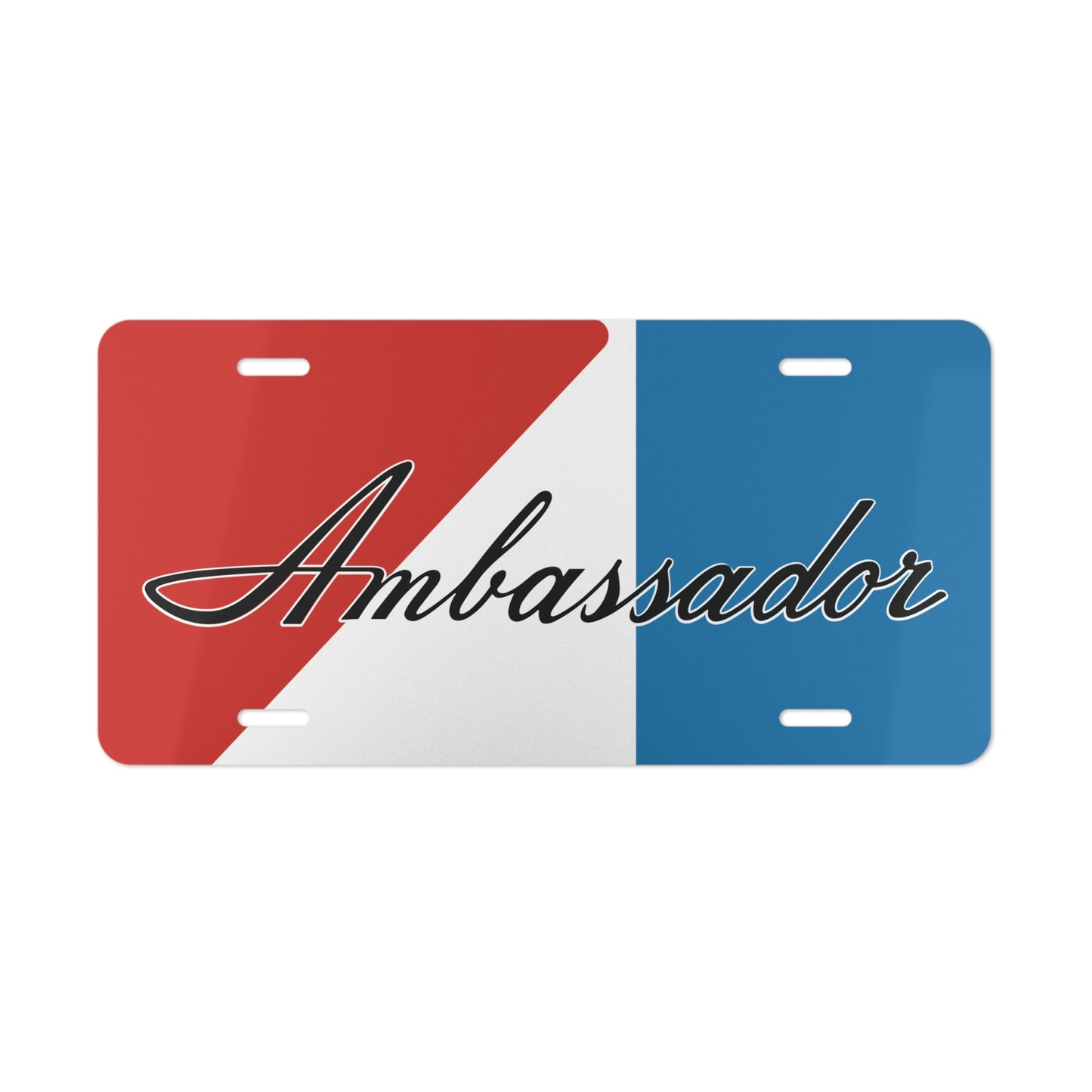 AMC Ambassador Logo Vanity Plates