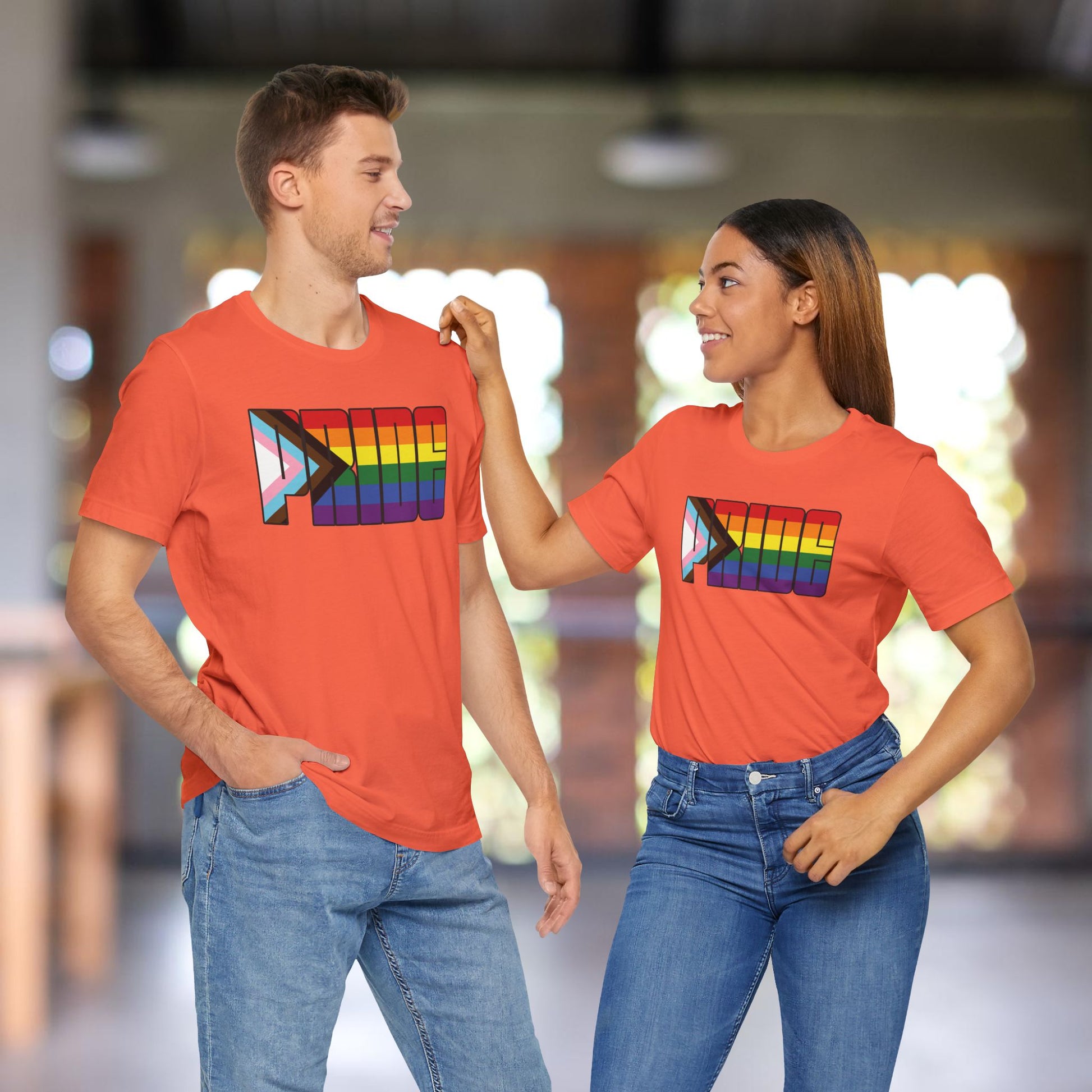 Rainbow Progress Pride Tee