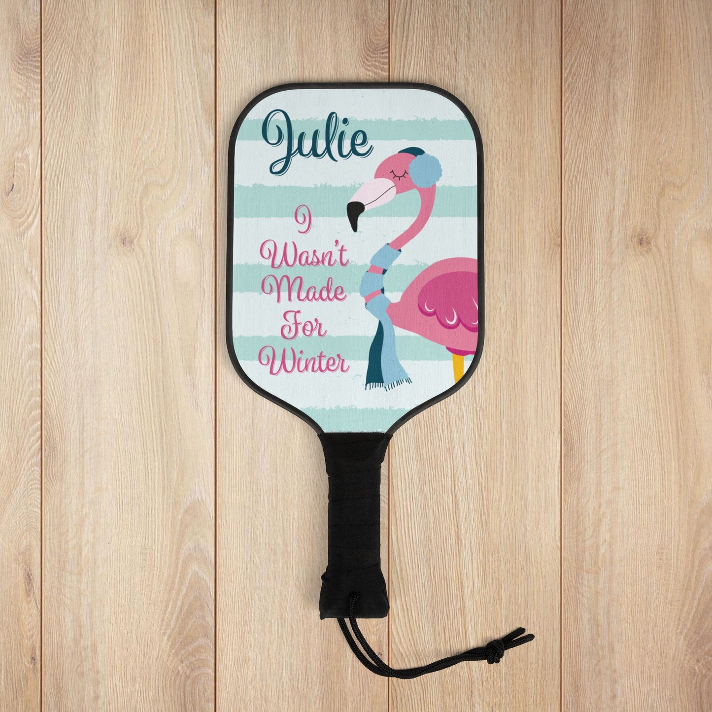 Winter Flamingo Pickleball Paddles