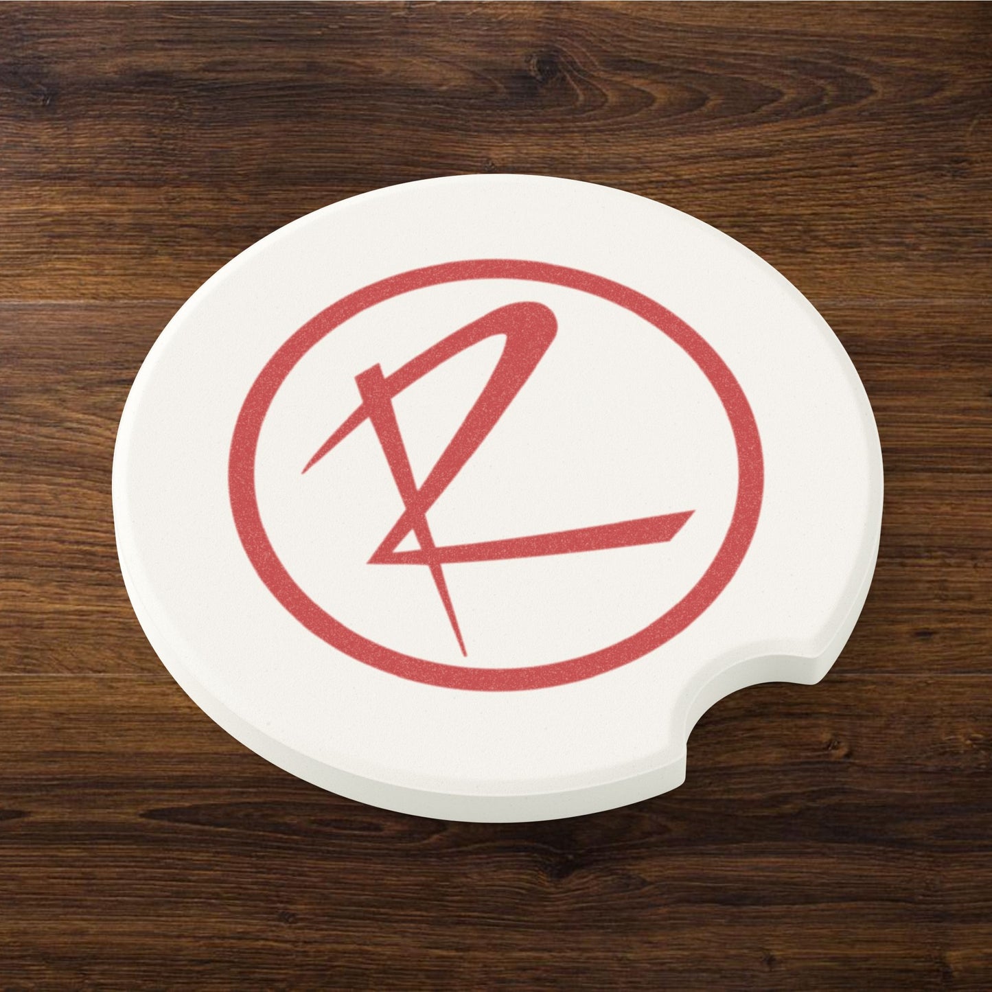 Rambler Logo Soapstone Car Cup-Holder Coaster