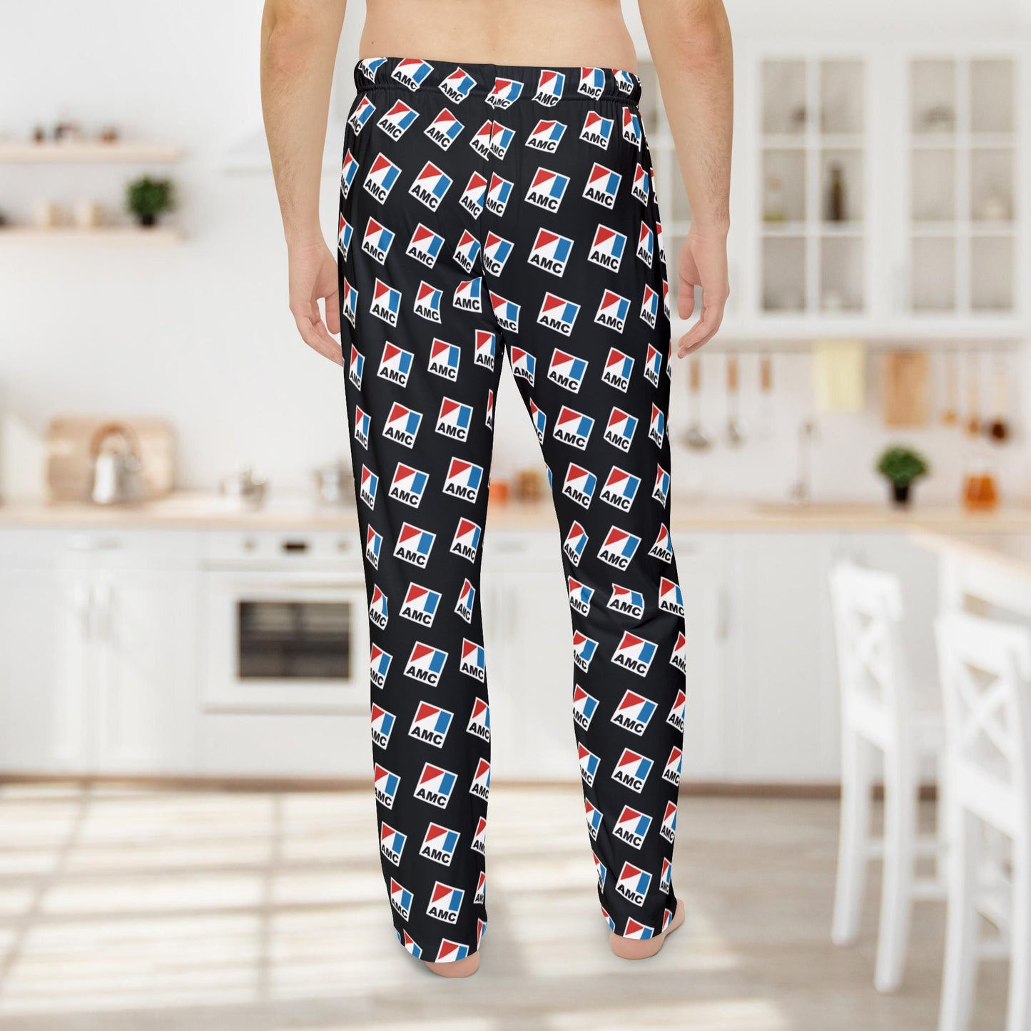 AMC Logo Men’s Black Pajama Pants