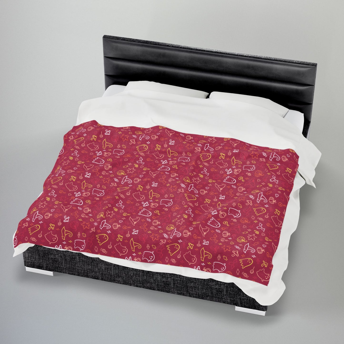 Non-Binary Girl Pride Halloween Velveteen Plush Blanket