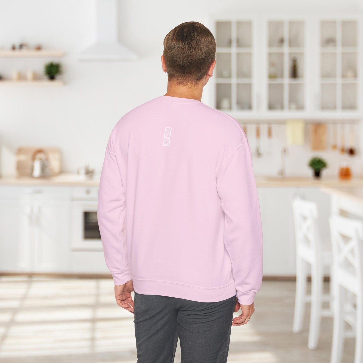 Ghetto Blaster, sudadera con cuello redondo y arte lineal