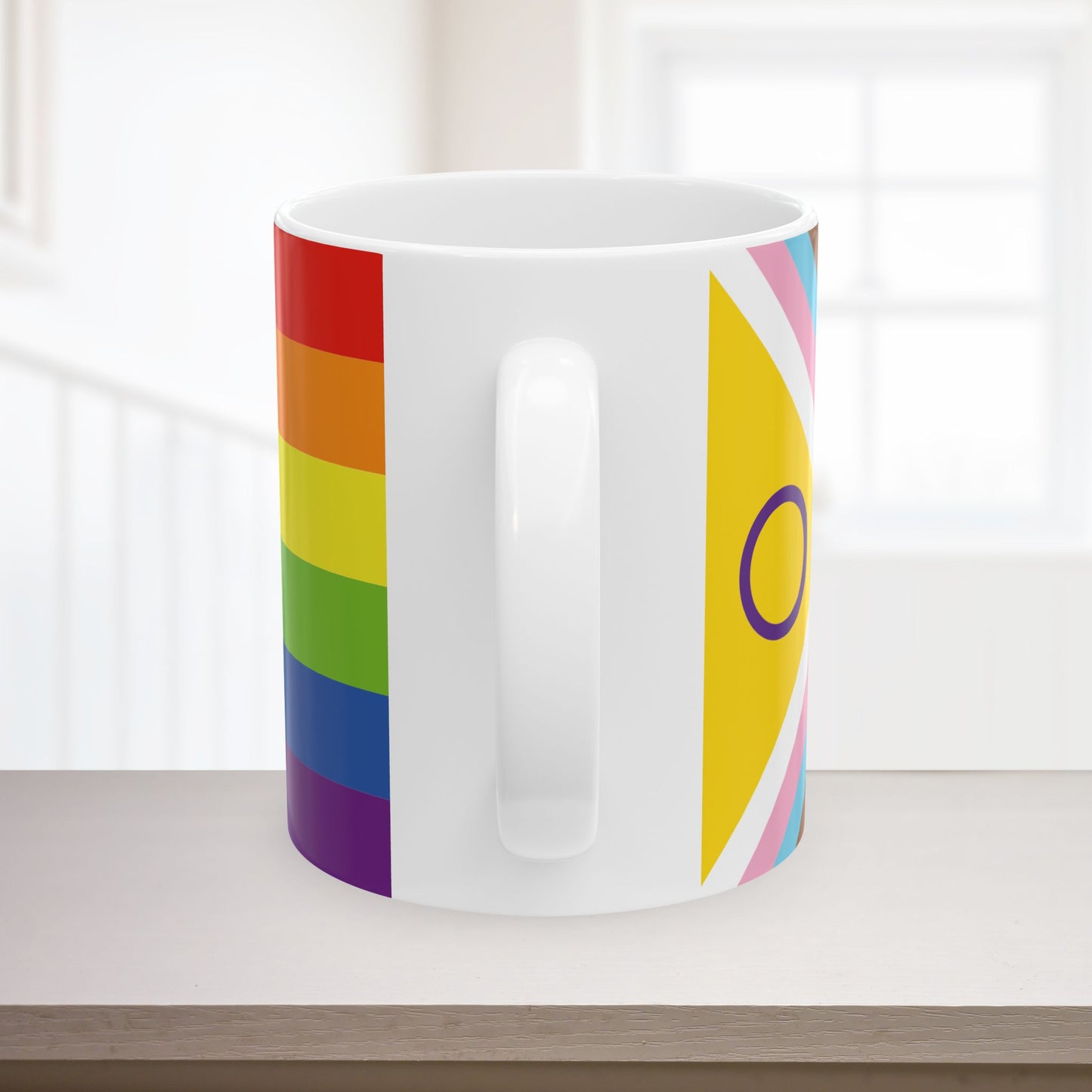Intersex-Inclusive Progress Rainbow Pride Flag 11oz or 15oz Ceramic Mug