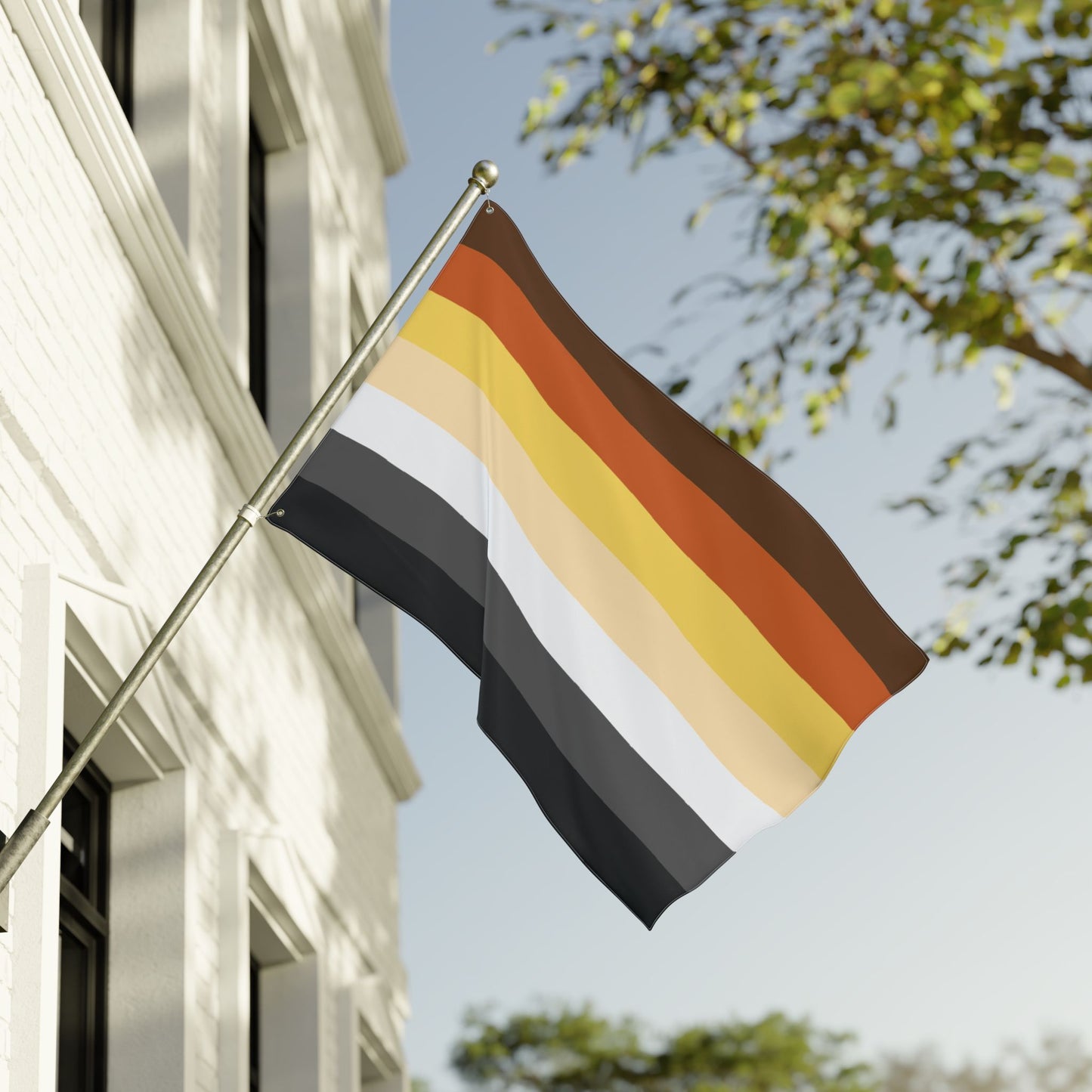 Bear Pride Double-Sided Flag with Grommets