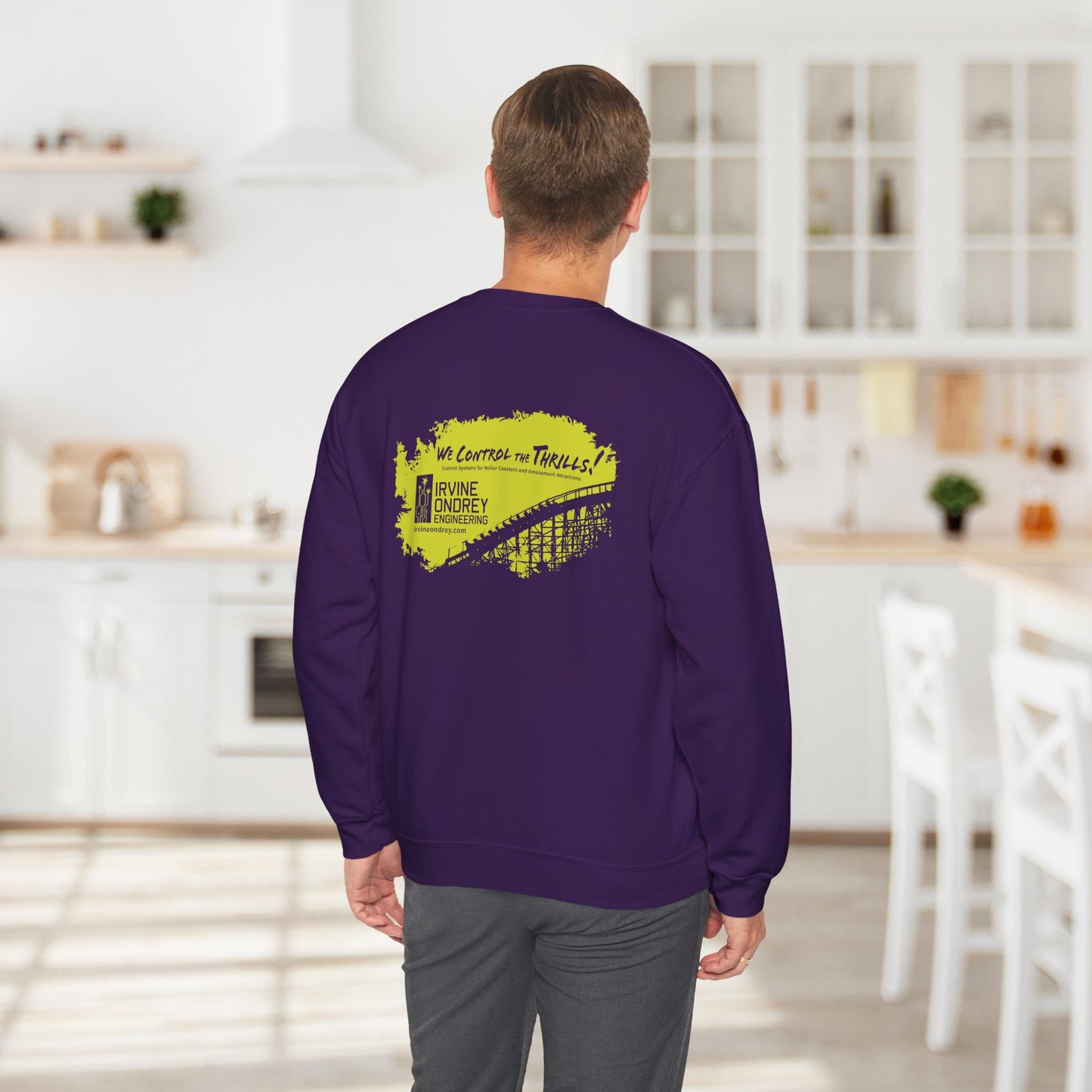 OG Woodie Sweatshirt (BACK graphic) • Irvine Ondrey Engineering