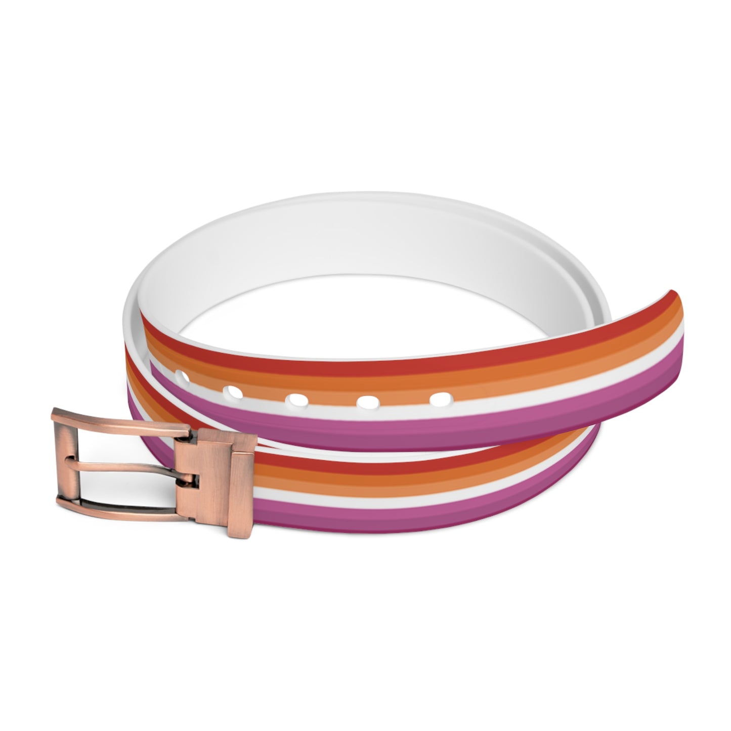 Lesbian Pride 7-Stripe Sunset Flag Belt