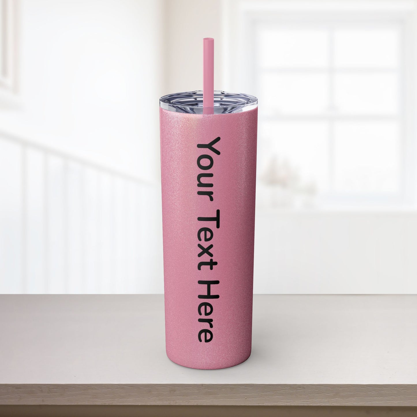Custom 20oz Skinny Tumbler with Straw