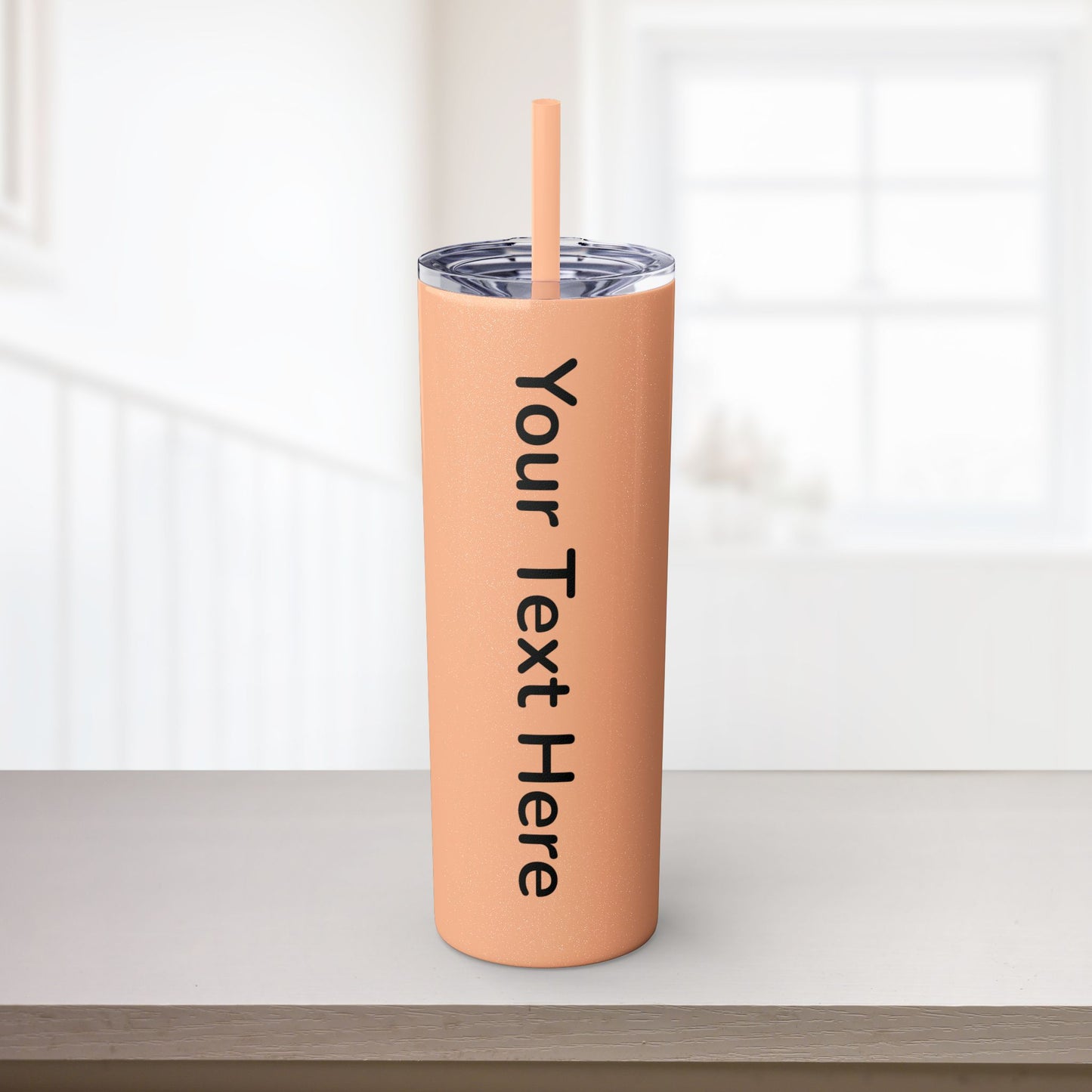 Custom 20oz Skinny Tumbler with Straw