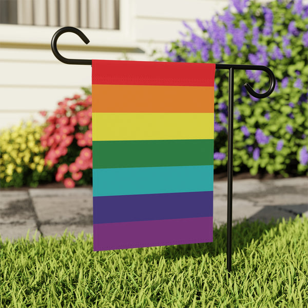 12'' × 18'' Rainbow Pride 7-Stripe Garden Flag Banner