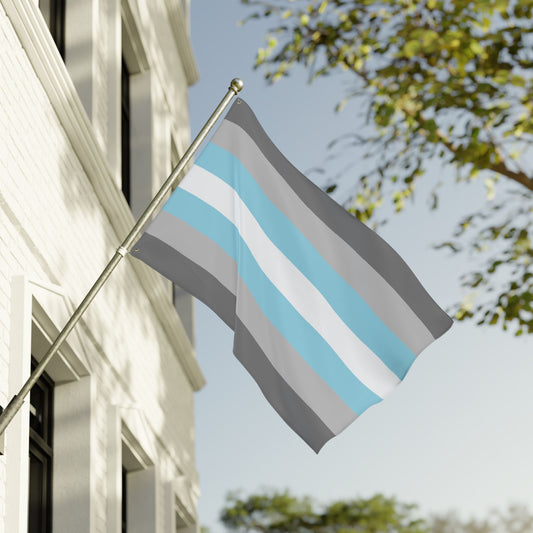 36'' × 60'' Demiboy Double-Sided Pride Flag with Grommets