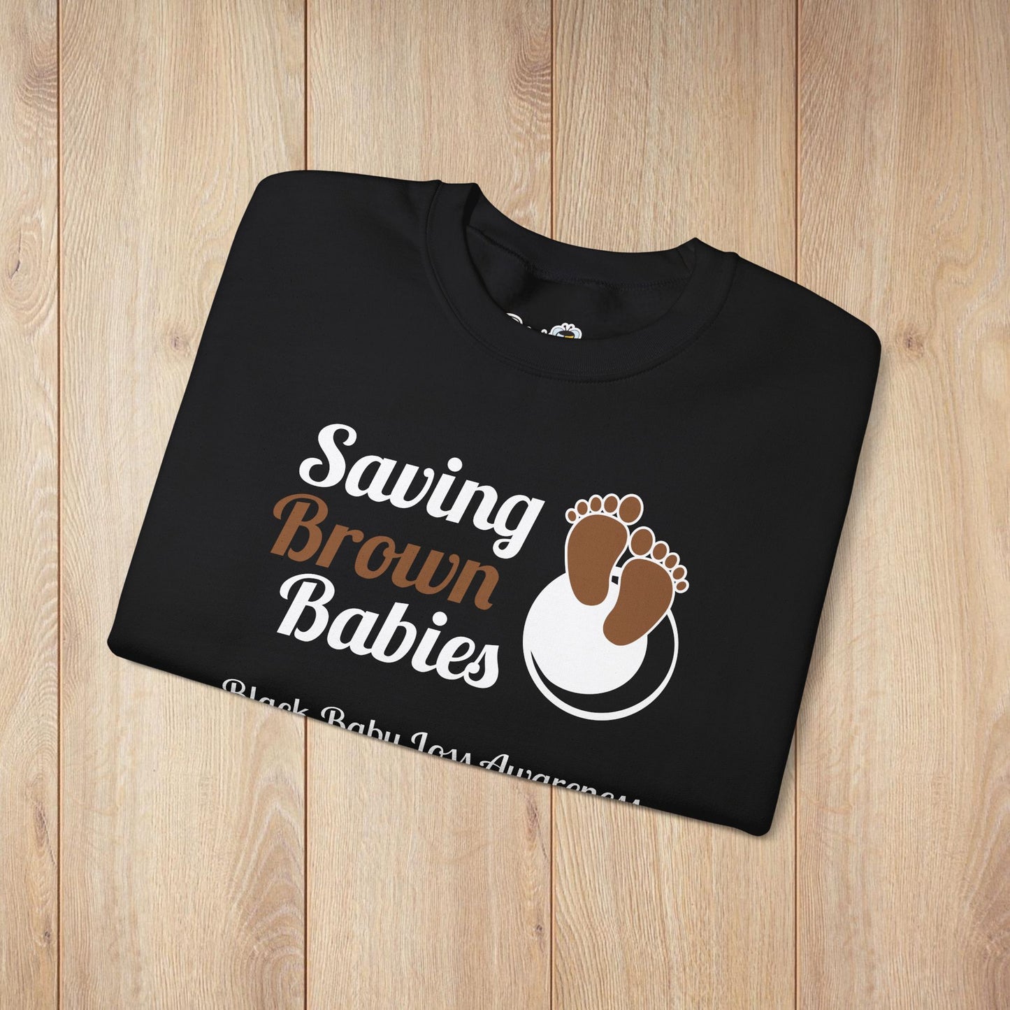 Quietly United in Loss Together Non-Profit / Saving Brown Babies Charity Crew Neck Sweatshirt, Grossesse et sensibilisation à la perte du nourrisson