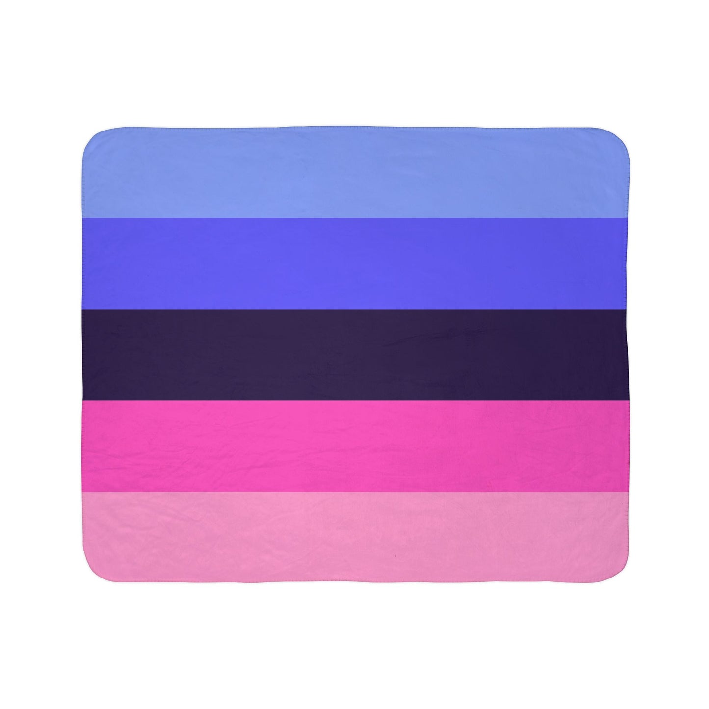 Fleece Sherpa Omnisexual Pride Flag Blanket