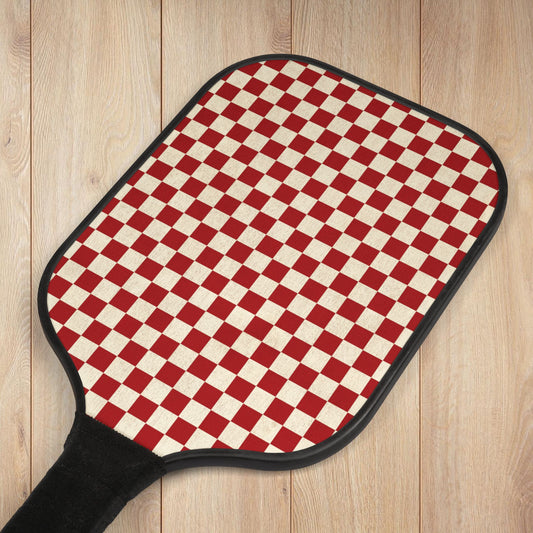 Red Checkered Pickleball Paddles