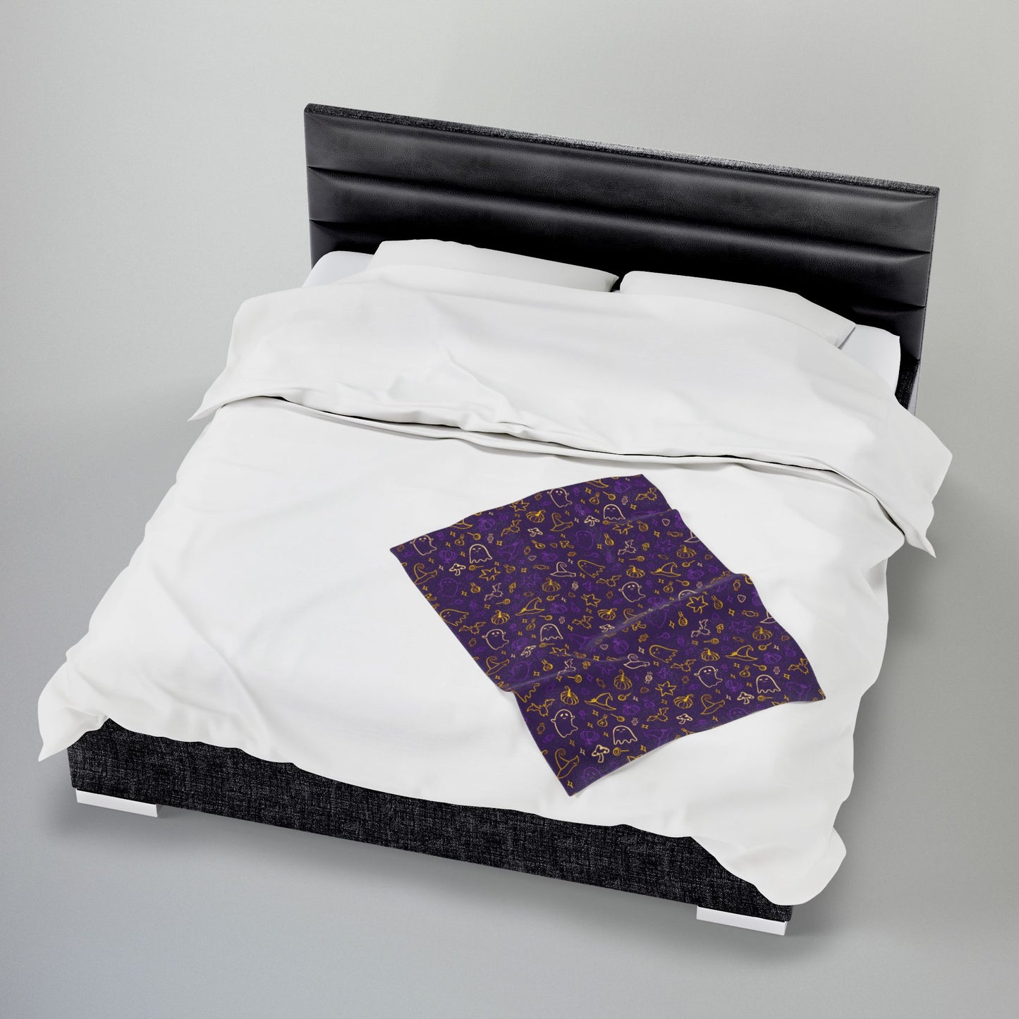 Intersex Pride Halloween Purple Velveteen Plush Blanket