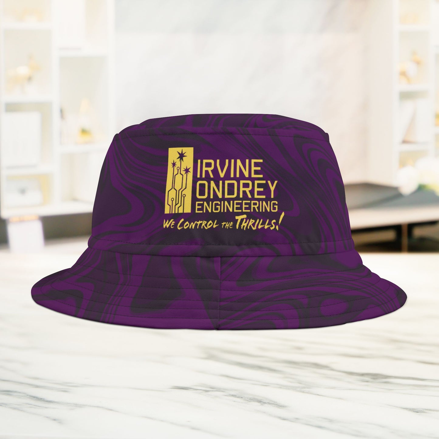 Purple Swirl Bucket Hat • Irvine Ondrey Engineering