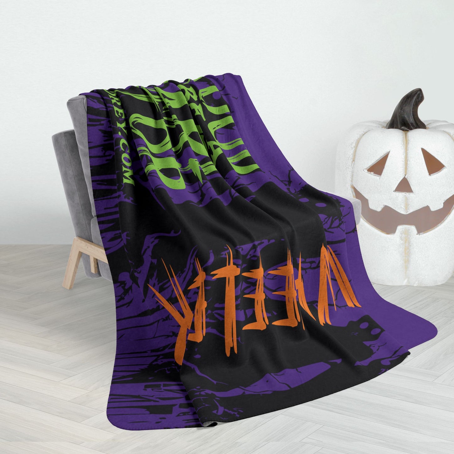 Proud to Be a Scare Actor Personalized Fleece Sherpa Blanket • Irvine Ondrey Engineering