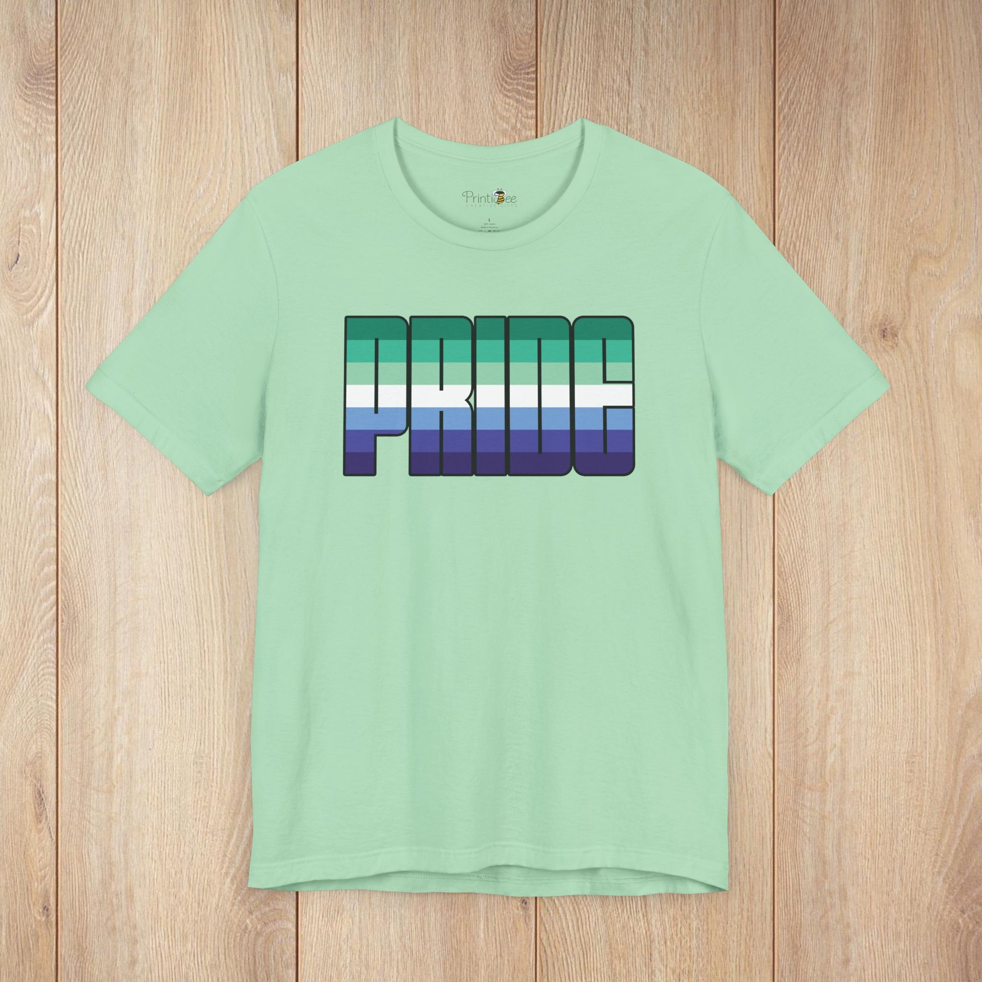 Gay Men Trans-Inclusive Pride 7-Stripe Tee