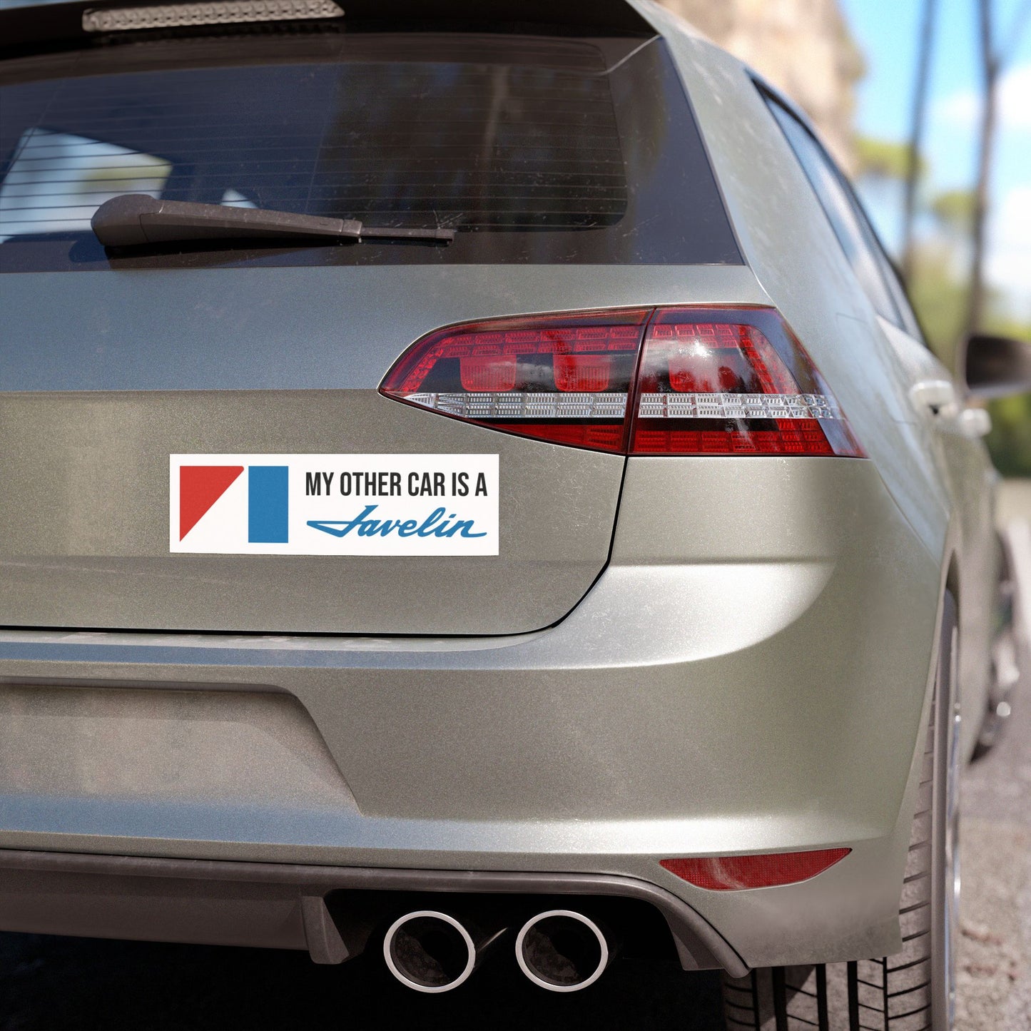 My Other Car is a Javelin, AMC Logos Custom Car Magnet