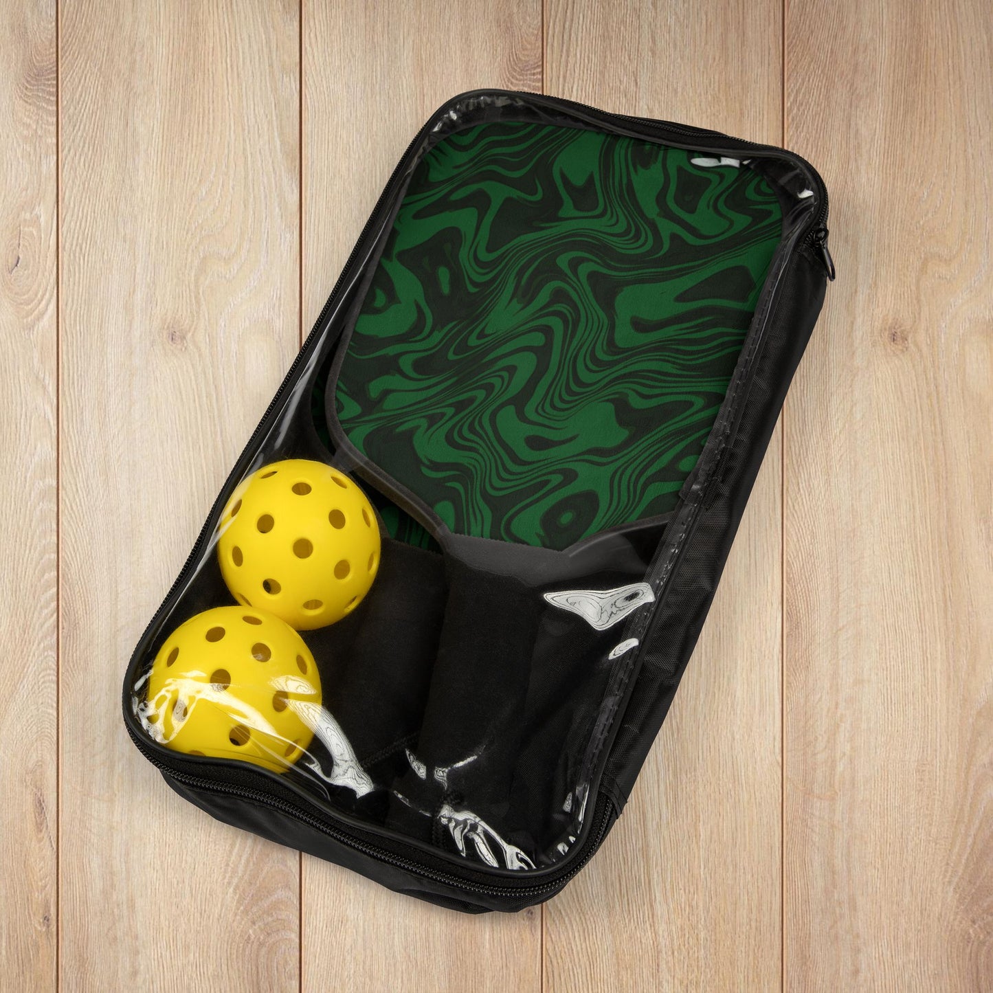 Green Swirl Pickleball Paddles