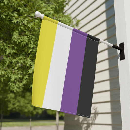 24.5'' × 32'' Non-Binary Pride Garden Banner