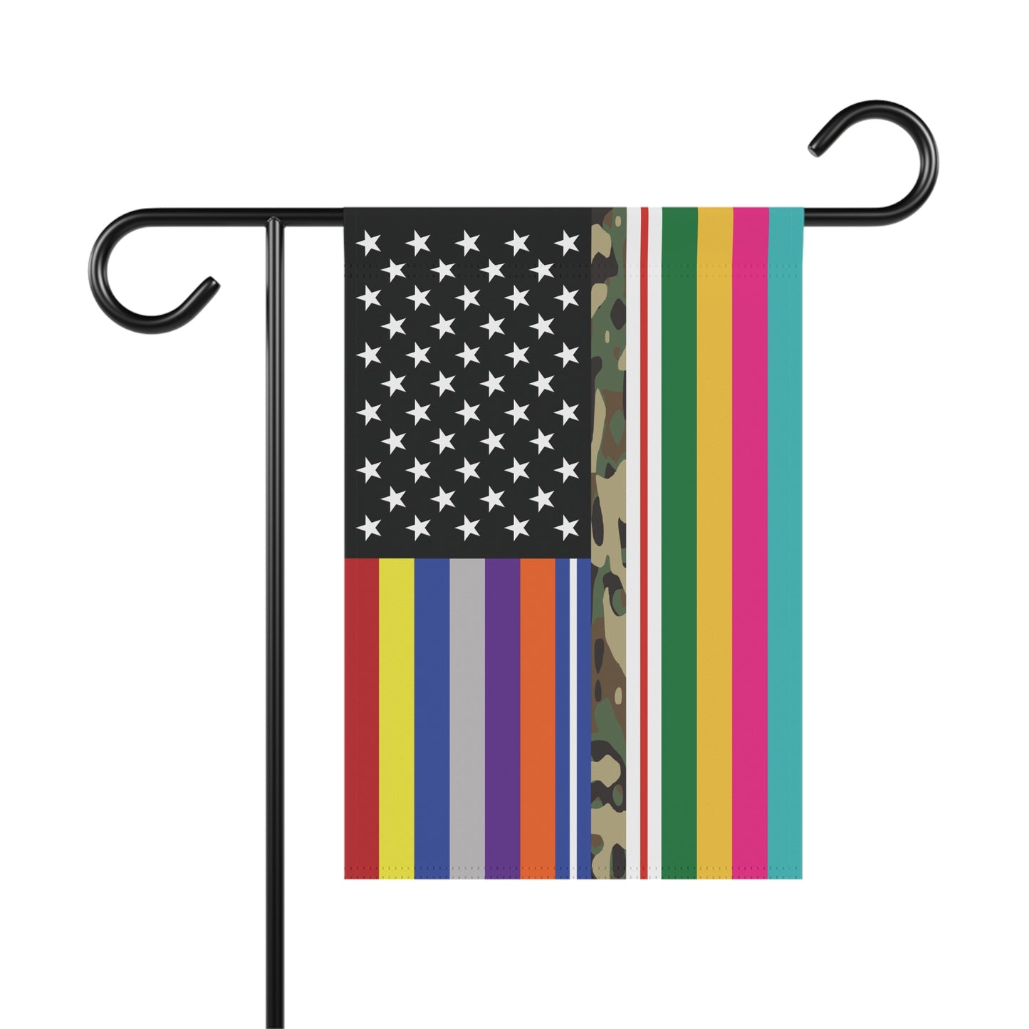 USA All Thin Lines American Garden Flag Banner