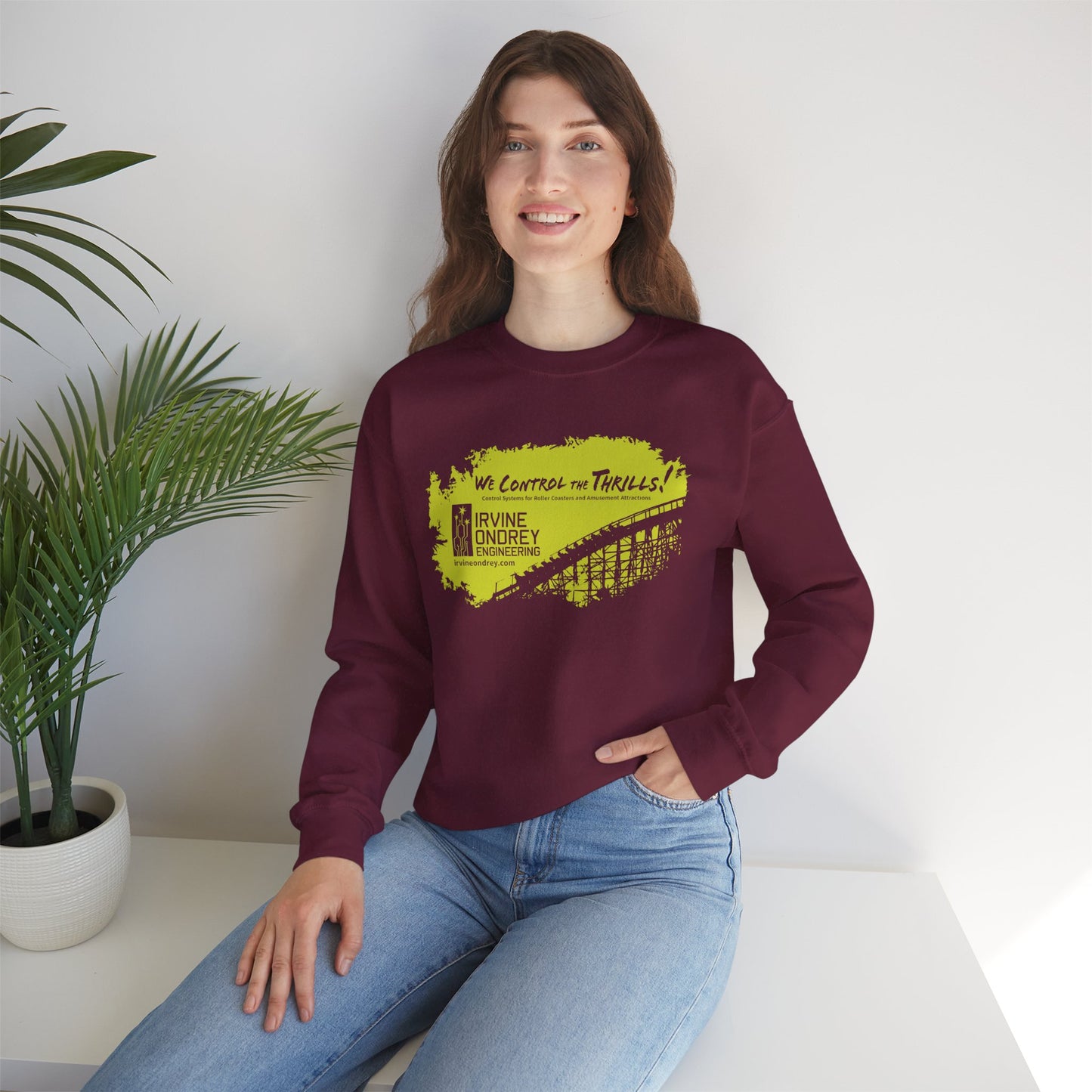 OG Woodie Sweatshirt (FRONT graphic) • Irvine Ondrey Engineering