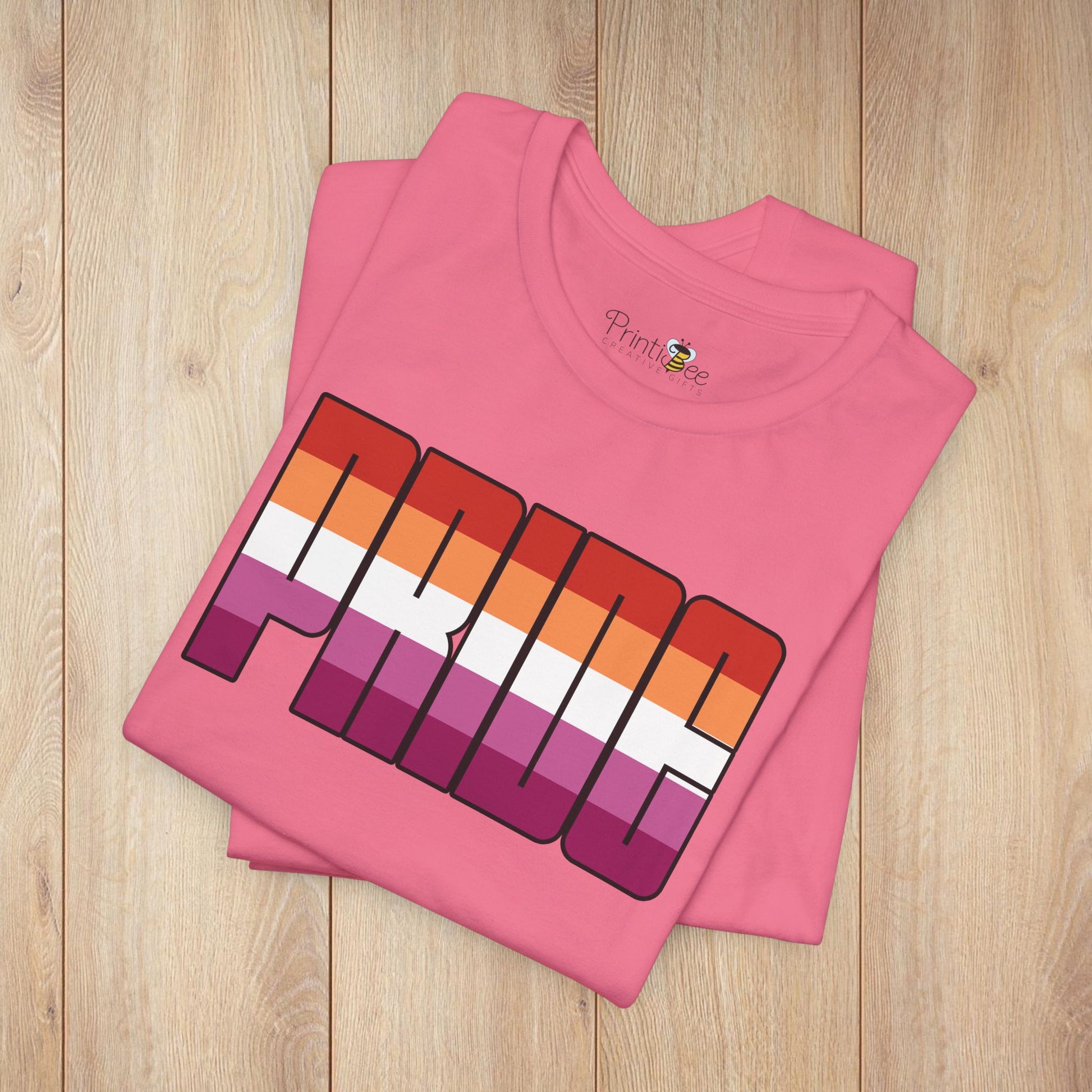 Lesbian Pride 5-Stripe Tee