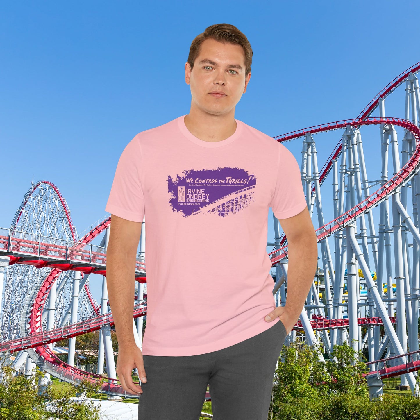 OG Woodie Tee (FRONT graphic) • Irvine Ondrey Engineering