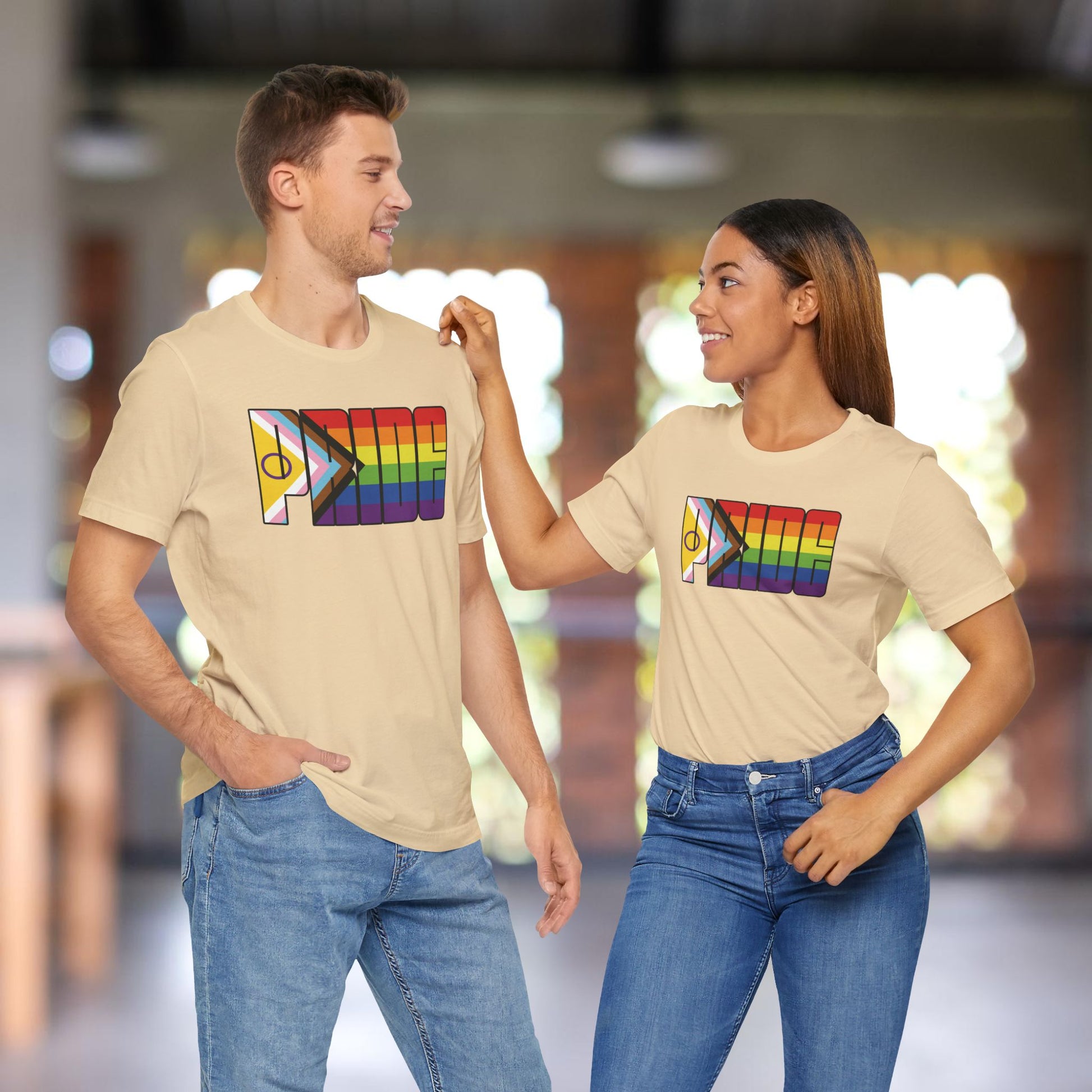 Intersex-Inclusive Rainbow Pride Tee