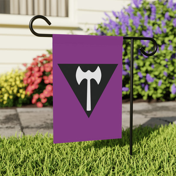 12'' × 18'' Labrys Lesbian Pride Garden Banner