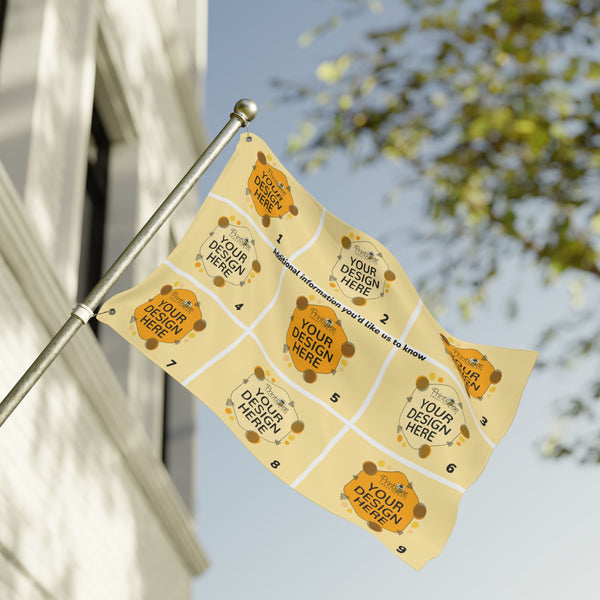 24'' × 36'' Custom 9 Flag Collage with Grommets