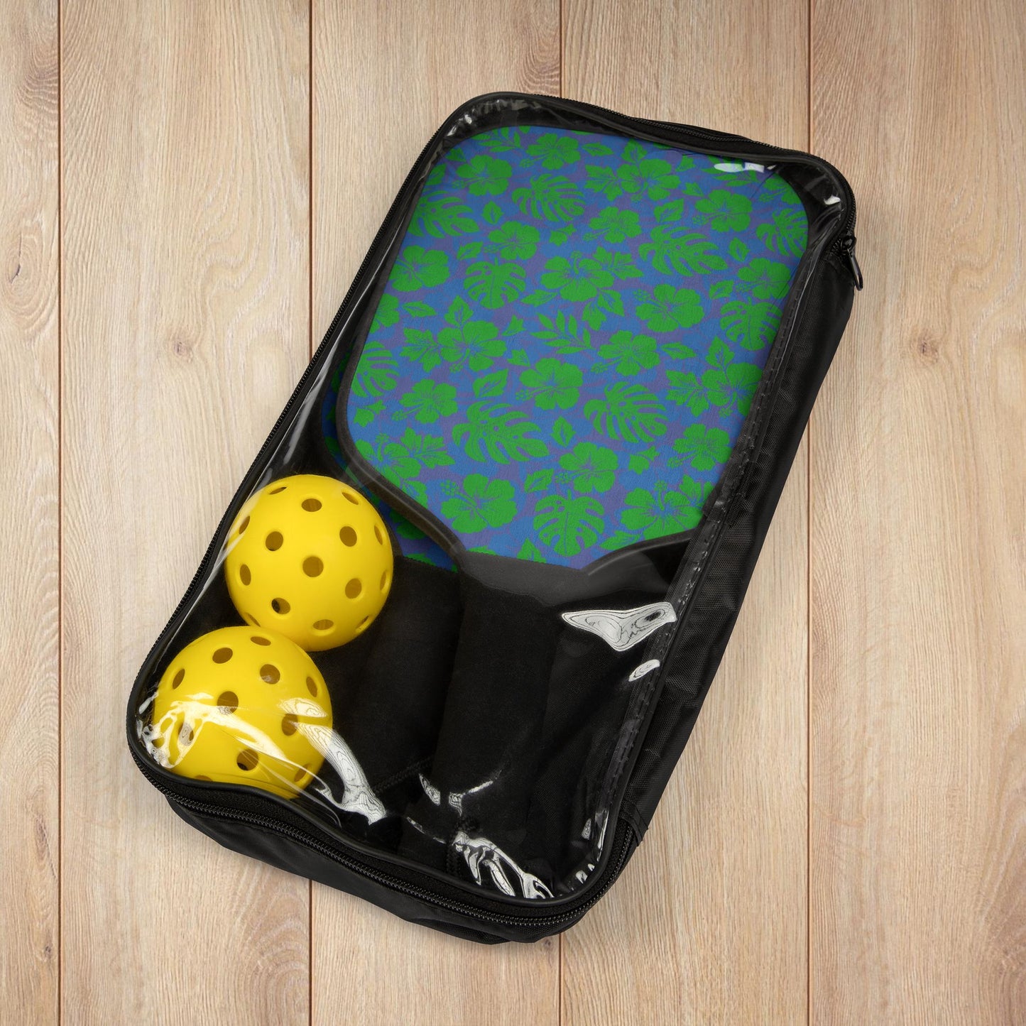 Green & Blue Tropical Pickleball Paddles